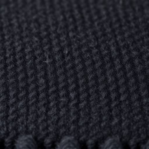 Close-up of a sophisticated charcoal blend fabric swatch